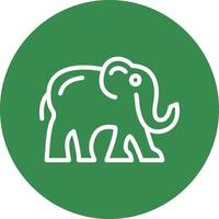 diseño de icono de vector de elefante