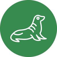 Seal Vector Icon Design