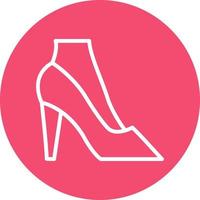 diseño de icono de vector de tacones altos