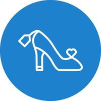 Female Footwear Vector Icon Design