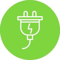 Electric Plug Vector Icon Design