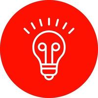 Light Bulb Vector Icon Design