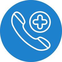 Emergency Cal Vector Icon Design