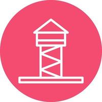 diseño de icono de vector de torre