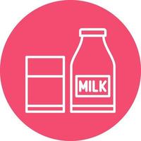 diseño de icono de vector de leche