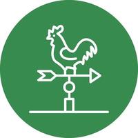 Weather Vane Vector Icon Design