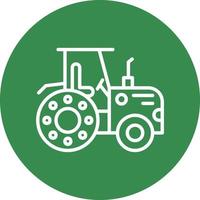 Tractor Vector Icon Design