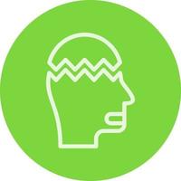 Mental Breakdown Vector Icon Design