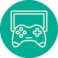 diseño de icono de vector de consola de juegos