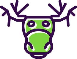 Moose Vector Icon Design