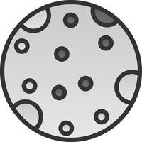 Moon Vector Icon Design