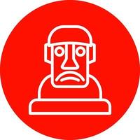 Moai Vector Icon Design