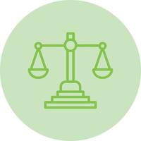 Justice Scale Vector Icon