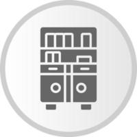 Bookshelf Vector Icon