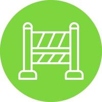 Road Block Vector Icon Design
