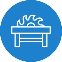 Table Saw Vector Icon Design