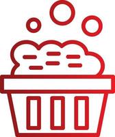 Washing Basket Vector Icon