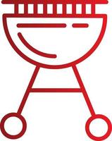 BBQ Grill Vector Icon