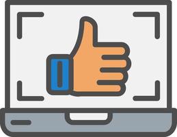 Thumbs Up Vector Icon