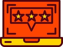 Rating  Vector Icon