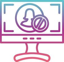 Block User Vector Icon