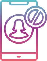 Blocked Vector Icon