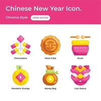 Chinese New Year Icon vector