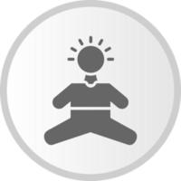 icono de vector de yoga