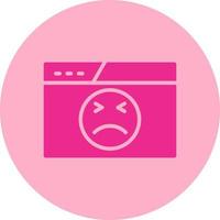 Angry Face Vector Icon