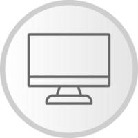 monitor de icono de vector