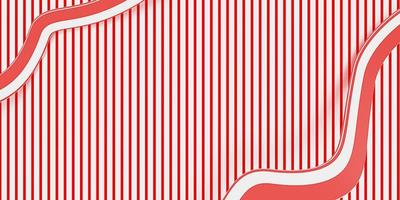 stripes and ribbon background Fun bright colors 3D illustration photo