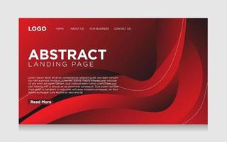 landing page abstract background with modern gradient vector