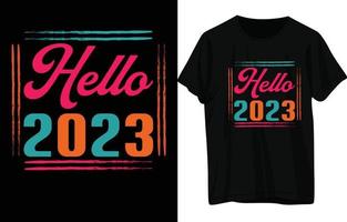 Happy New Year T-Shirt Design vector