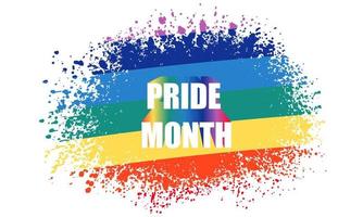 pride month poster vector