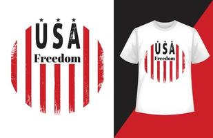 diseño de camiseta de estados unidos vector