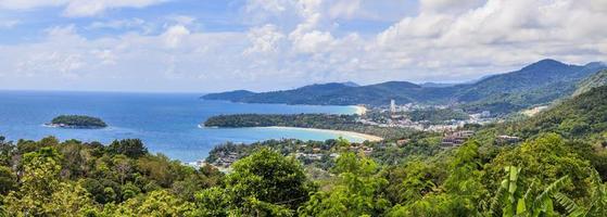 View from Karon View Point on Phuket island photo