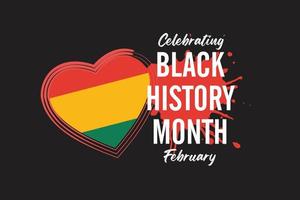 Black history month celebrate. Vector illustration design graphic black history month.