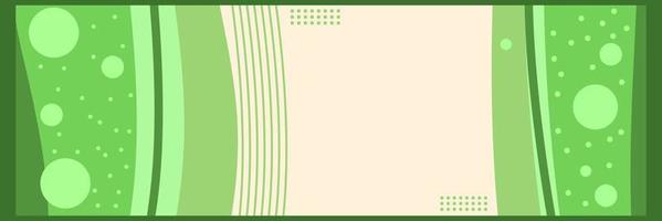 background abstract green  flat design for banner or website or other vector