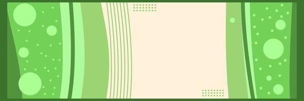 background abstract green  flat design for banner or website or other vector