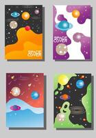 Cover set can use for background. theme space or galaxy vector