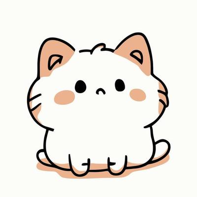 Cute Cat illustration Cat kawaii chibi vector drawing style Cat ...