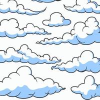 vector nubes colección nube conjunto icono