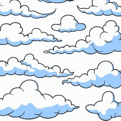 vector clouds collection cloud set icon