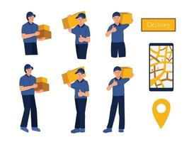 Delivery Service Concept vector and illustration