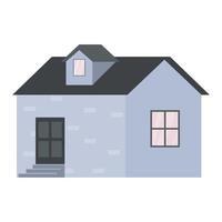 country house illustration vector