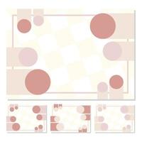 abstract background with soft colors and circles, design template vector