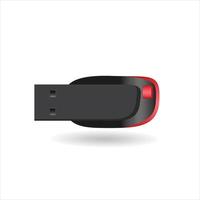 Pendrive vector illustration. Flashdrive or flashdisk. Sandisk 3d illustration