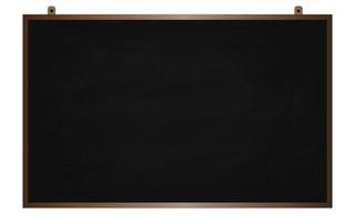 Black chalkboard background. Vector illustration