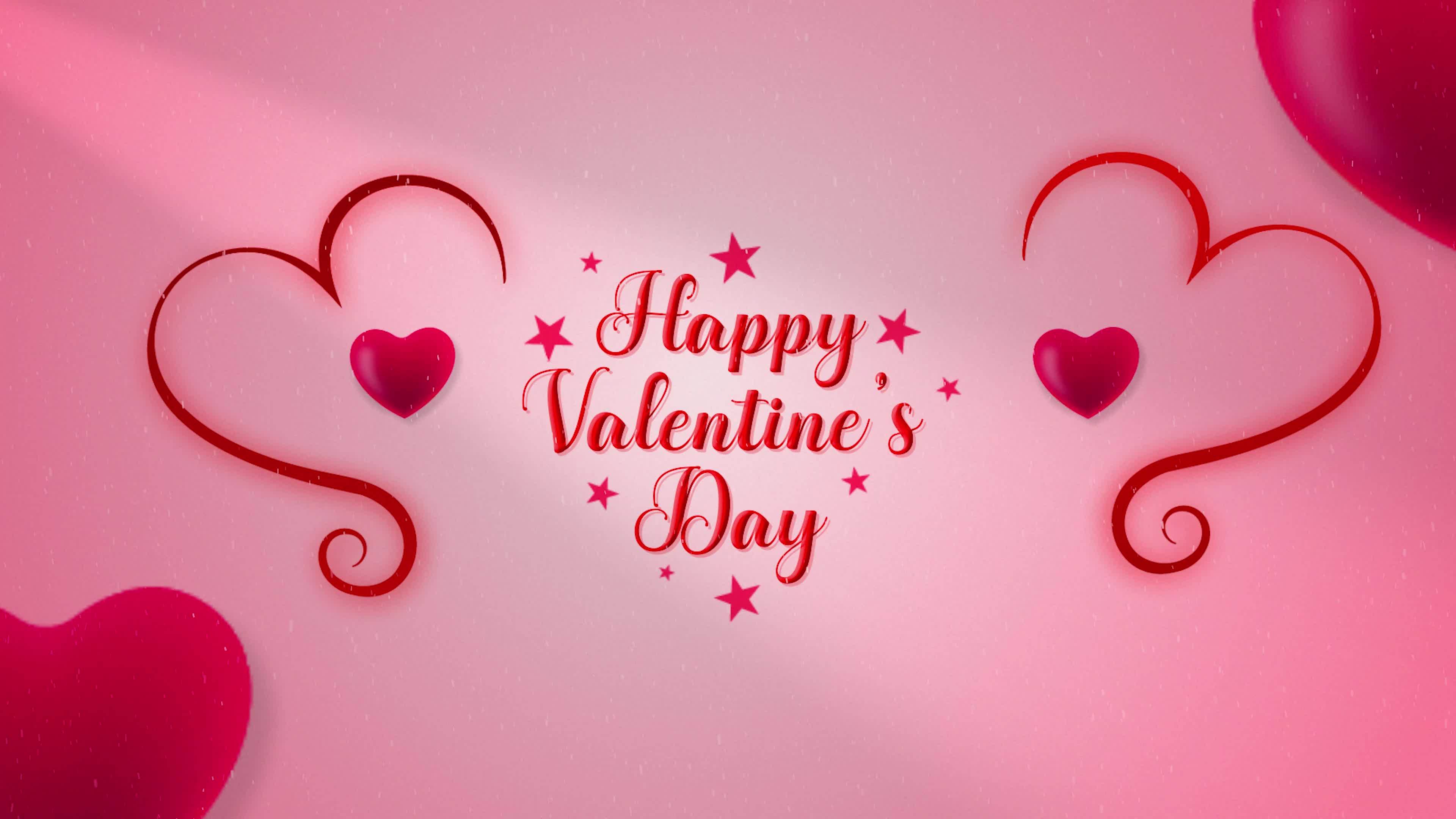 Happy Valentines Day , Vertical poster, background and animation heart, 4k  Video, 17048930 Stock Video at Vecteezy