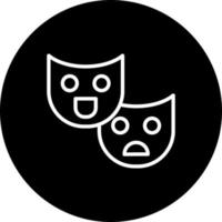 icono de vector de teatro